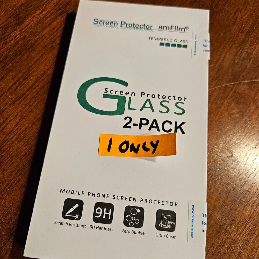 amFilm Screen Protector for iPhone 8/7/6s/6 ONE ONLY